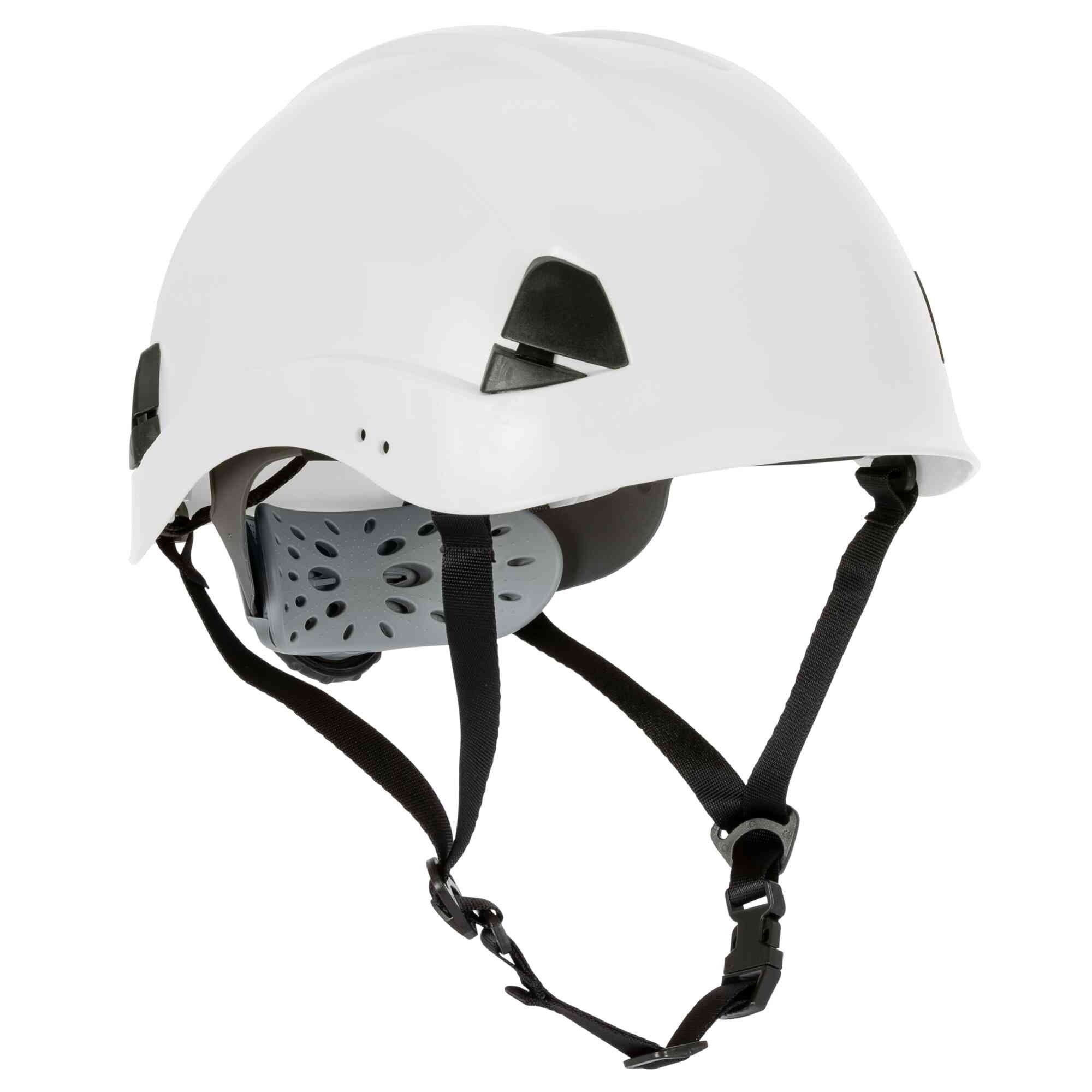 Jackson Safety Hard Hat — CH-300 Series, Industrial Climbing, Non-Vented, White, Model# 20900